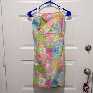 Gorgeous Lilly Pulitzer strapless dress , gently used by me